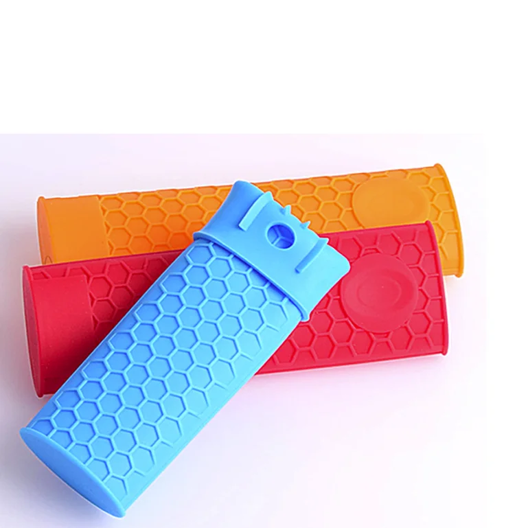 Aomily Silicone Heat Resistant Pot Handle Cover Gloves Clips Insulation Non Stick Anti-slip Bowel Holder Cooking Baking Mitts silicone oven mitts kitchen gloves silicone oven gloves silicone pan handle cover