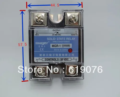 Полупроводниковое реле Mager SSR 80A DC AC качественные товары MGR 1 D4880|solid state relay|state relayssr