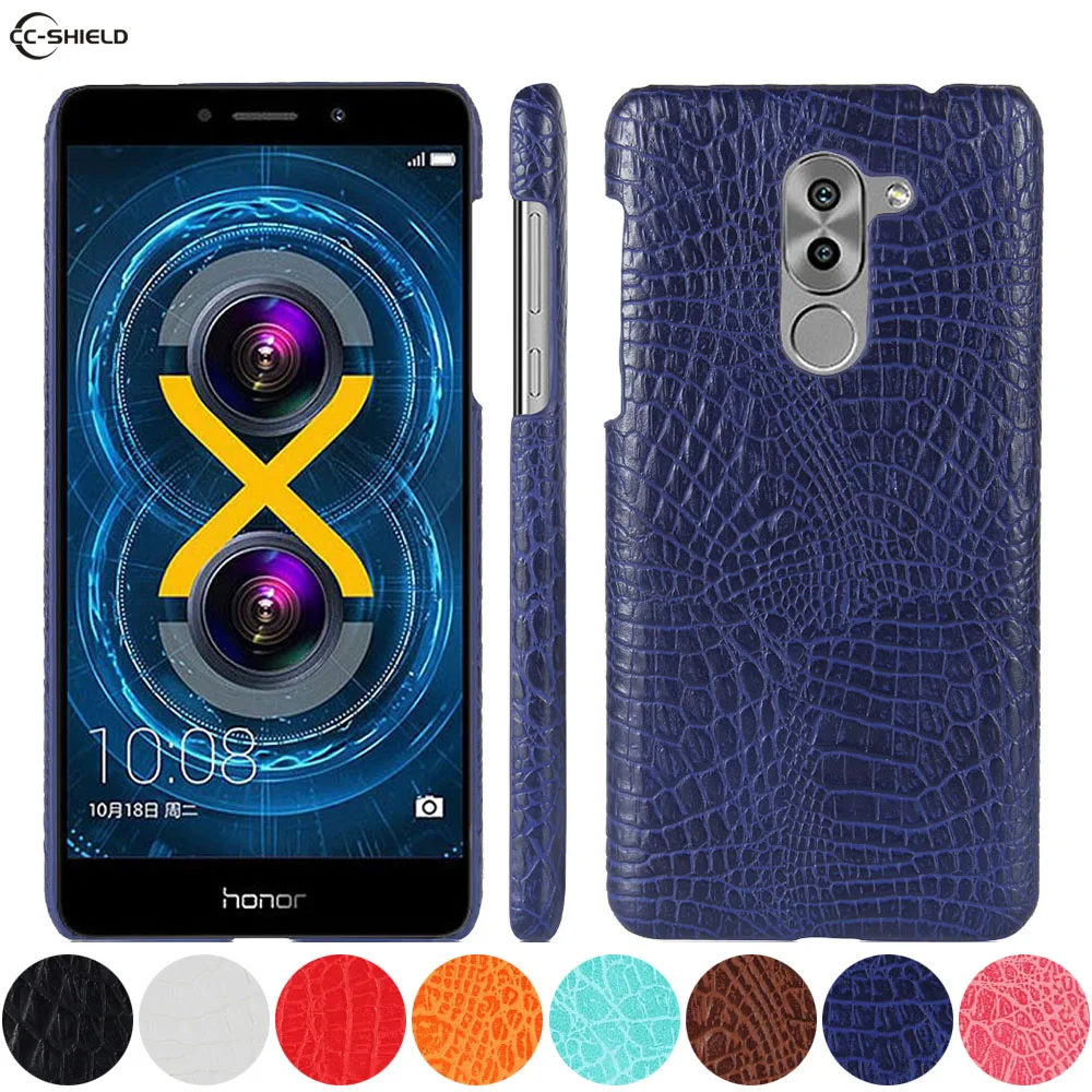 

Leather Case for Huawei GR5 GR 5 2017 BLL-L21 BLL-L23 Phone Bumper Case for Huawei Mate 9 Mate9 Lite BLL L21 Hard PC Frame Cover
