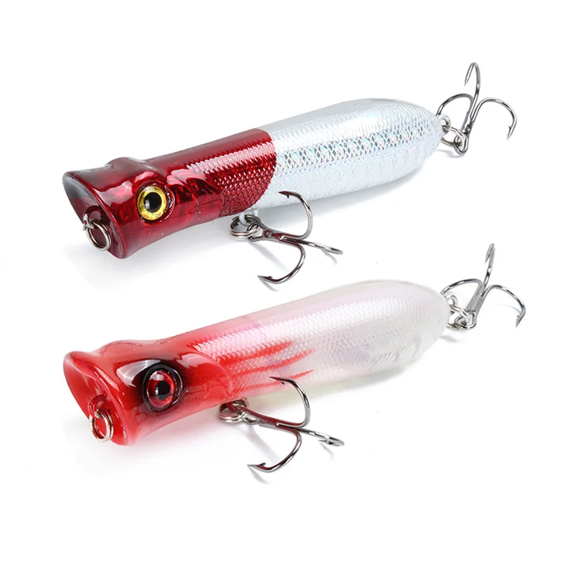 

1Pcs Popper Fishing Lure Wobblers 8.5cm 11g Floating Crankbait Artificial Hard Bait Poper Fishing Carp Pike Fishing Tackle