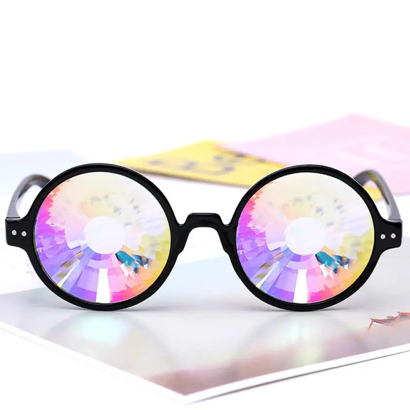 Women's Sunglasses Kaleidoscope Colorful Glasses Rave Festival Party EDM  Sunglasses Diffracted Lens lunette de soleil femme A0|Women's Sunglasses| -  AliExpress