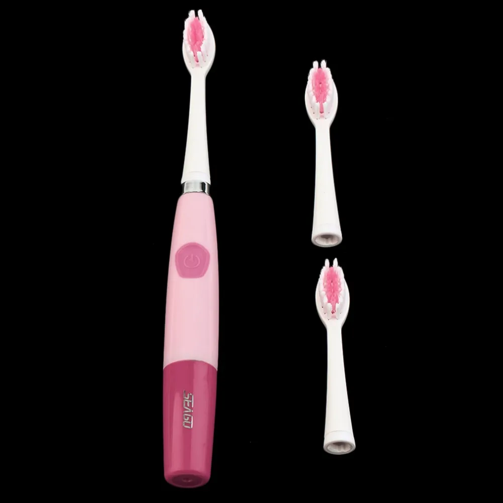 Seago SG-915 Водонепроницаемая ультразвуковая умная батарея для детей и взрослых электрическая зубная щетка розового цвета