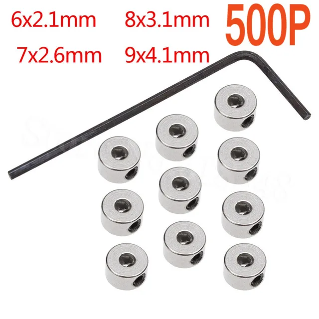 Best Offers 500x Steel Landing Gear Stop Sets Wheel Collar 6x2.1mm 8x3.1mm 9x4.1mm 7x2.6mm RC Airplane Parts Model Plane Aircraft Best Offers 500x Steel Landing Gear Stop Sets Wheel Collar 6x2.1mm 8x3.1mm 9x4.1mm 7x2.6mm RC Airplane Parts Model Plane Aircraft