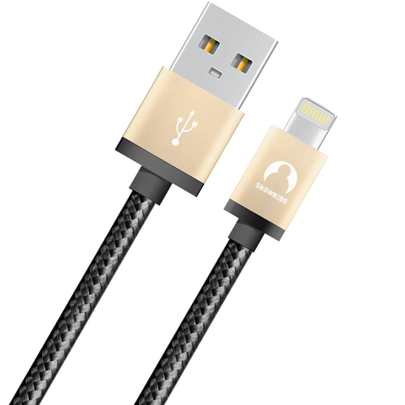 Кабель зарядный Snowkids USB 2 м для телефона 12 11X8 7 6 5 XR XsMax до iOS 14|cable for|mfi certified8 pin cable |