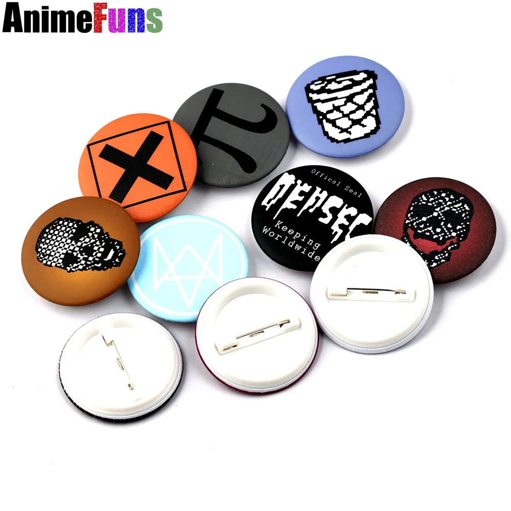 Tracer Reaper Mercy watch dogs2 Броши игра Скелет Genji Mei значок|game brooch|brooch badgebadge brooch |