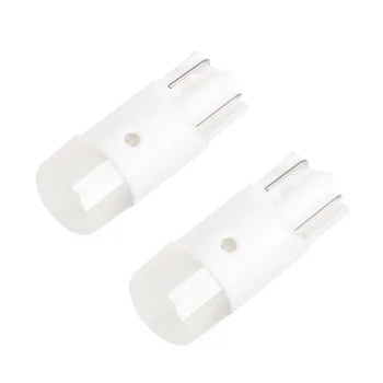 

2x 6000K White Car Light T10 W5W Led Wedge Bulb COB Auto Dome Reading Parking Lights Sidemarker Sidelight Lamp Bulbs