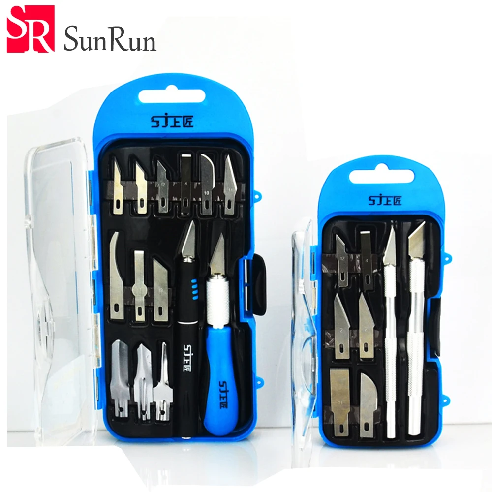 

8pcs/14pcs/30pcs Portable Wood Carving Tools Fruit Food Craft Sculpture Engraving Scalpel DIY Cutting Tool