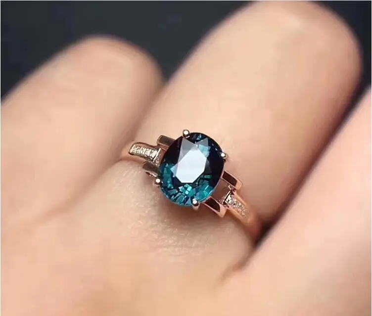 Crystalcraftindia 925 Sterling Silver Lucky Blue Topaz gemstone Ring Size 7.5 US 6.01 g Crystalcraftindia 925 Sterling Silver Lucky Blue Topaz gemstone Ring Size 7.5 US 6.01 g