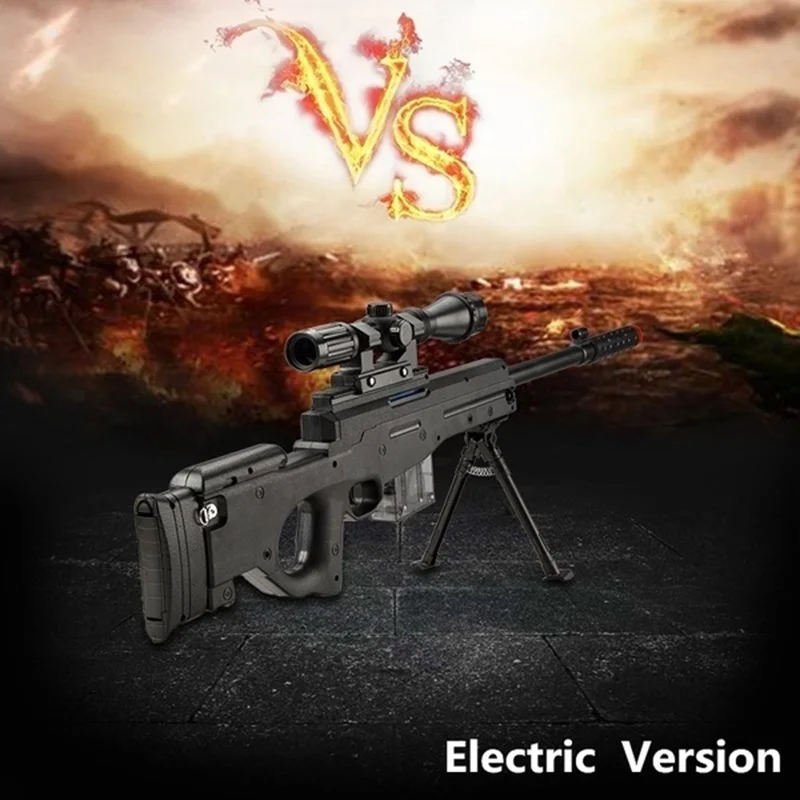 AWM снайперские винтовки для детей, игрушки для безопасности, безболезненная Высококачественная ручная/электрическая игрушечная пушка PUBG, водяной пистолет, имитация мушкетного пистолета