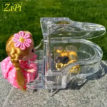 New Mini Piano music box mini acrylic music box birthday gift