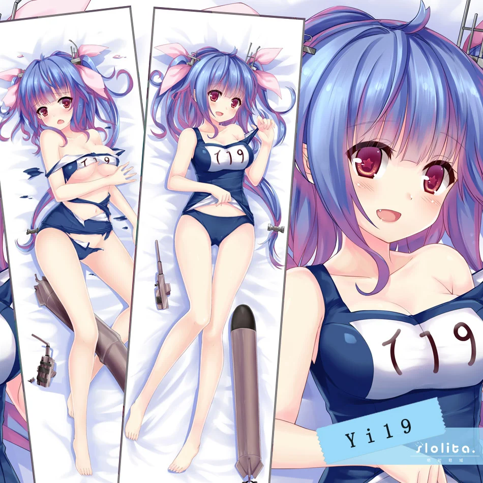 Аниме Kantai Collection kanglue I19 обнимающая подушка для тела Чехол наволочка из 2 сторонней