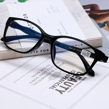 

Unisex Reading Glasses Lightweight Transparent Rimless Elders Reading Glasses Vision Care Magnifying Eyewear +1.0~+4.0