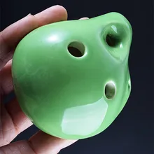 Малый окарины 6 отверстий мини фарфор флейта Alto B подпушка настройки Этническая Стиль обмотки короткие трубки музыкальный инструмент