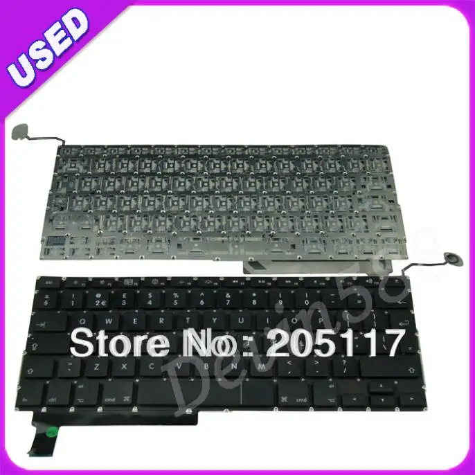 

Free shipping A1286 UK version black for Laptop Keyboard,IN GOOD CONDITION !