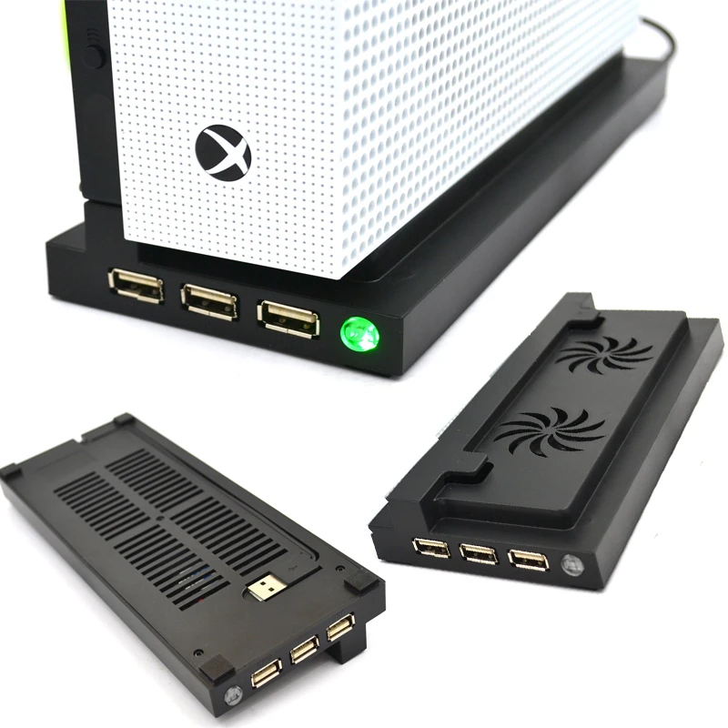 Support Vertical Avec Ventilateur De Refroidissement Pour Xbox Series X Console De Jeu Refroidissement De La Base Pour La Série Pour Xbox X Avec 3 Ports HUB Et 2 Racks De Stockage De Disque Support Vertical Avec Ventilateur De Refroidissement Pour Xbox Series X Console De Jeu Refroidissement De La Base Pour La Série Pour Xbox X Avec 3 Ports HUB Et 2 Racks De Stockage De Disque