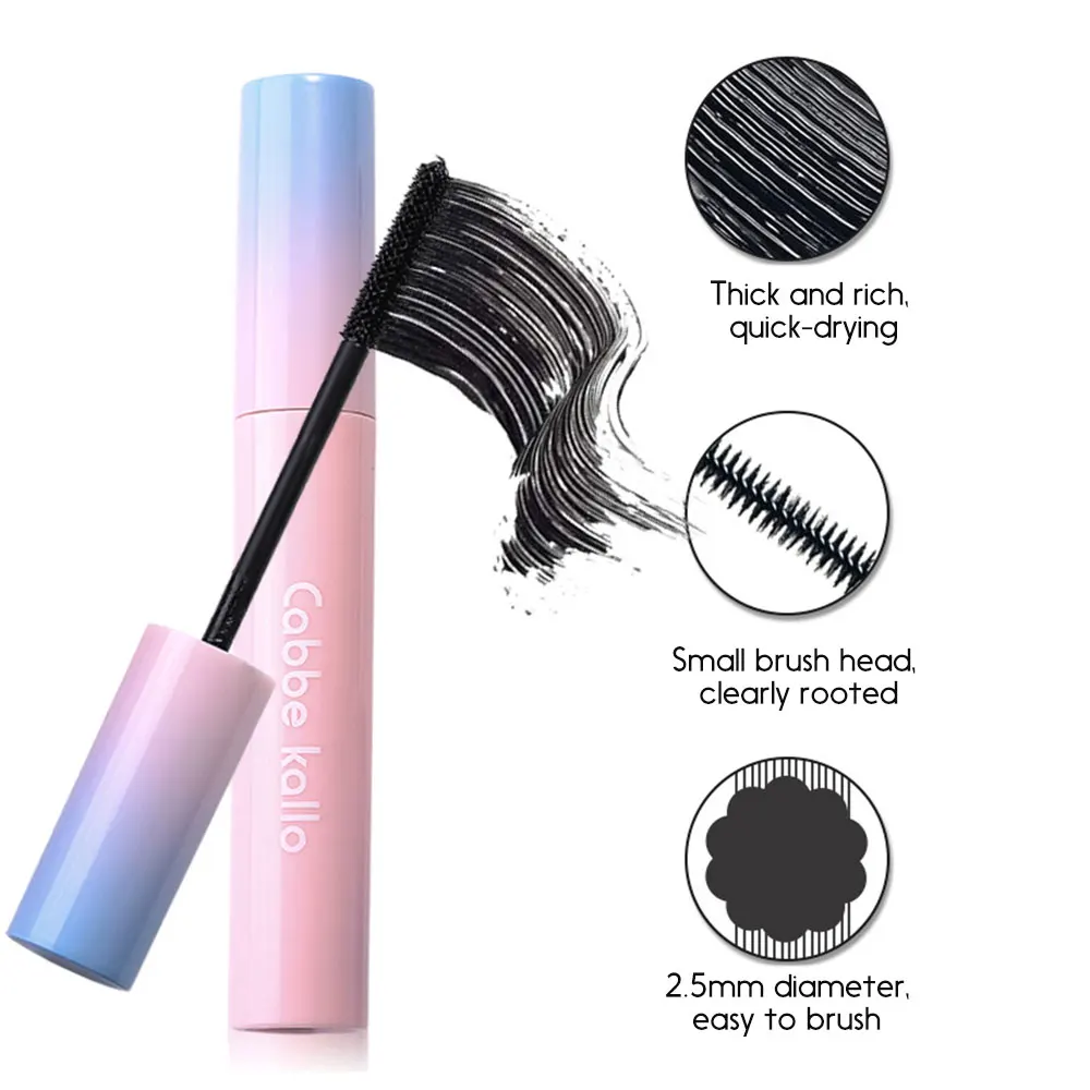 Waterproof 7.5ml Eyelash Brush 3D Mascara Black Eye Eyes Makeup Curly Fashion Cosmetic