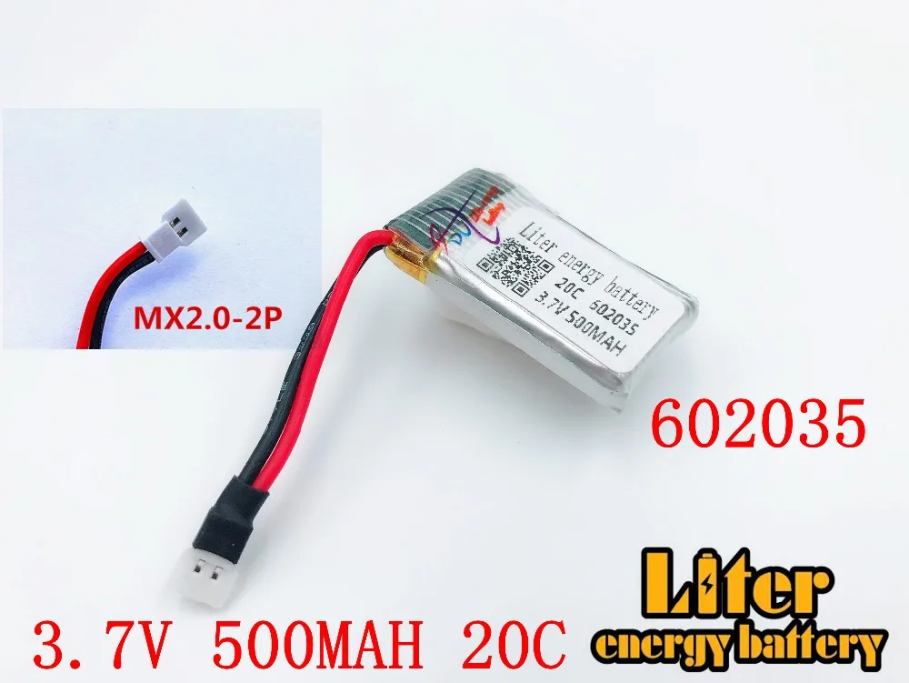 602035 3,7 V 500mAh Lipo батарея для Hubsan h107d MJXRC F47 Difeida DFD F180 FY310B m62R 3,7 V 500 mah Lipo батарея+ USB зарядное устройство