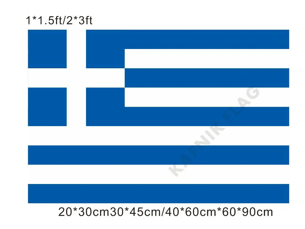 Cafnik бесплатная доставка 20*30 см/30*45 см/40*60 см/60*90 см маленькие флаги греческий