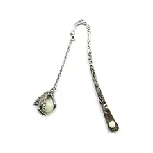 Коготь Дракона светящиеся книжные закладки Ретро солнце и луна флуоресцентные светящиеся звезды Жемчуг дракона закладки высокого качества