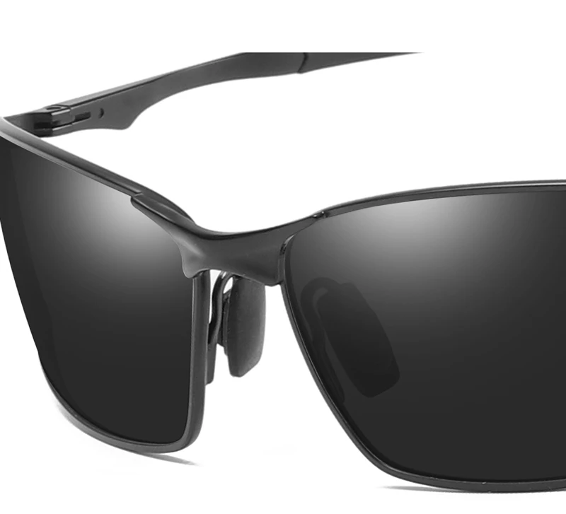 Rectangular Sunglasses Polarized Men detail (4)