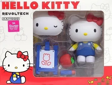 Comic KT Cat Drawing board Decoration 2 Hello Kitty Head Splicing
