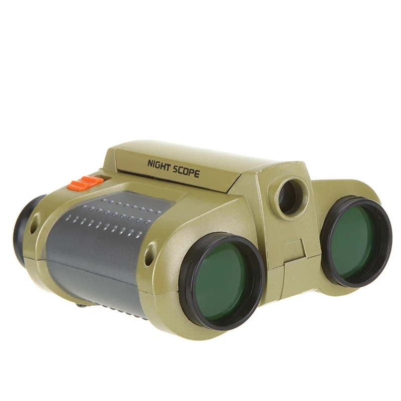 

High Quality Binoculars 4 x 30mm Folding Telescope with Pop-up Light Binoculars Night Vision Scope Telescope for Hunting