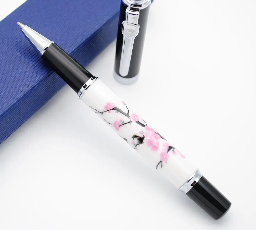 

JINHAO 8802 Rollerball Roller Ball Pen (Birds and Wintersweet Painting)