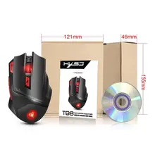 Мышь беспроводная перезаряжаемая мышь 2,4G USB 7 кнопок Красочный ноутбук ПК компьютер настольный ноутбук