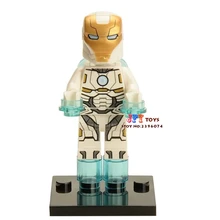 50 шт. супергерой Железный человек MK39 строительные блоки, друзья для девочек и мальчиков детские игрушки