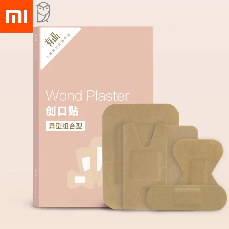 

20Pcs Xiaomi Miaomiaoce Wound Plaster Adhesive Irregular Band Aid First Aid Bandage Sterile Hemostasis Stickers