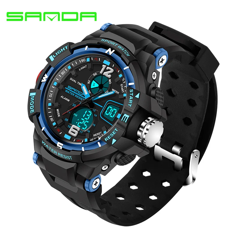 g-shock watch digital adjust Sports Fashion Children Watches SANDA Brand Waterproof