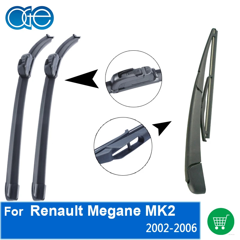 Oge лобовое стекло Дворники для Renault Megane 2 2006-2002 ветровое силиконовая резина