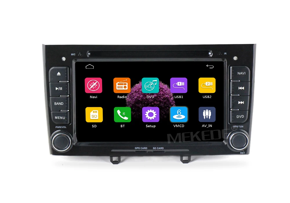 Sale In stock 7" 2DIN Car GPS Navigation for Peugeot 308 408 308SW with Car dvd player radio audio Camera DVR Canbus BT SD RDS 1080P 16