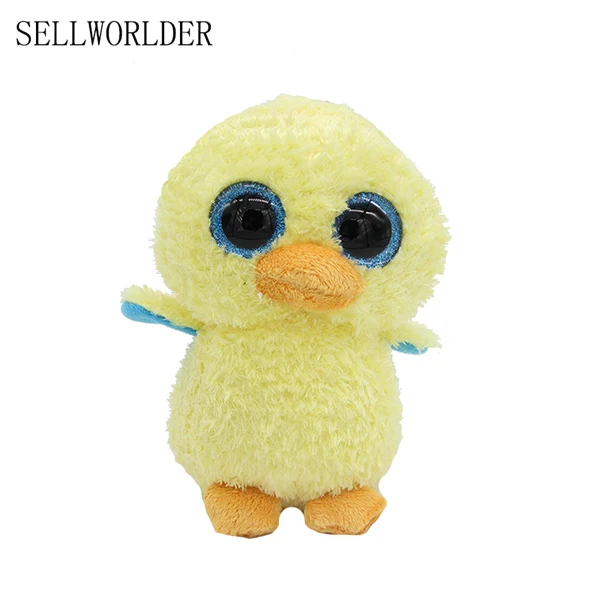 

Ty WILD ANIMALS Big Eyes 6" Plush Yellow Little Duck Animal Toys
