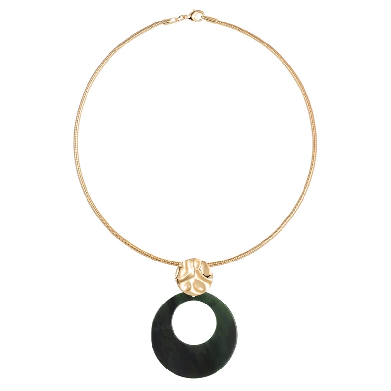 

Fashion Necklaces Female Gold Chain Necklace Colorful Acrylic Pendant Necklace Women Choker Necklace Jewelry Collier Femme 2019