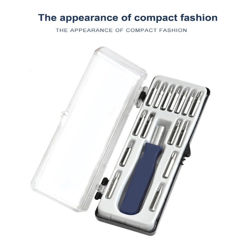 KALAIDUN 16 in 1 Screwdriver set Multi-functional Precision Screwdriver Bits Universal Manual Repair Tools phone Mobile iPad8