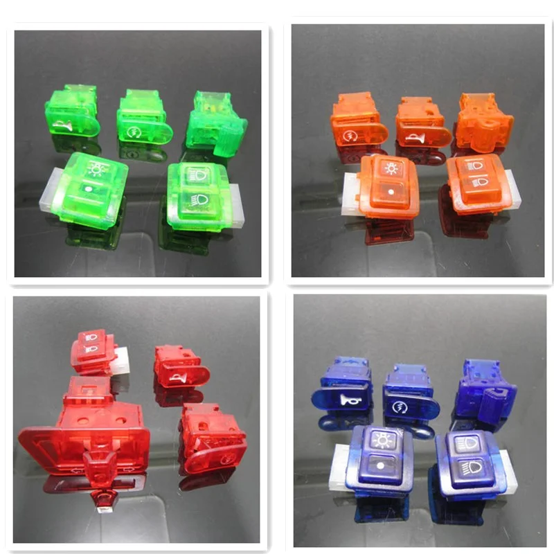 

Motorcycle Switches Button Horn Turn Signal High Low Beam Electric Start Buttons For HONDA DIO ZX AF18 AF27/AF28 AF34/AF35