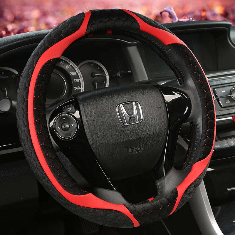 KKYSYELVA Warm Fur font b Car b font steering wheel cover Winter Woolen font b Interior