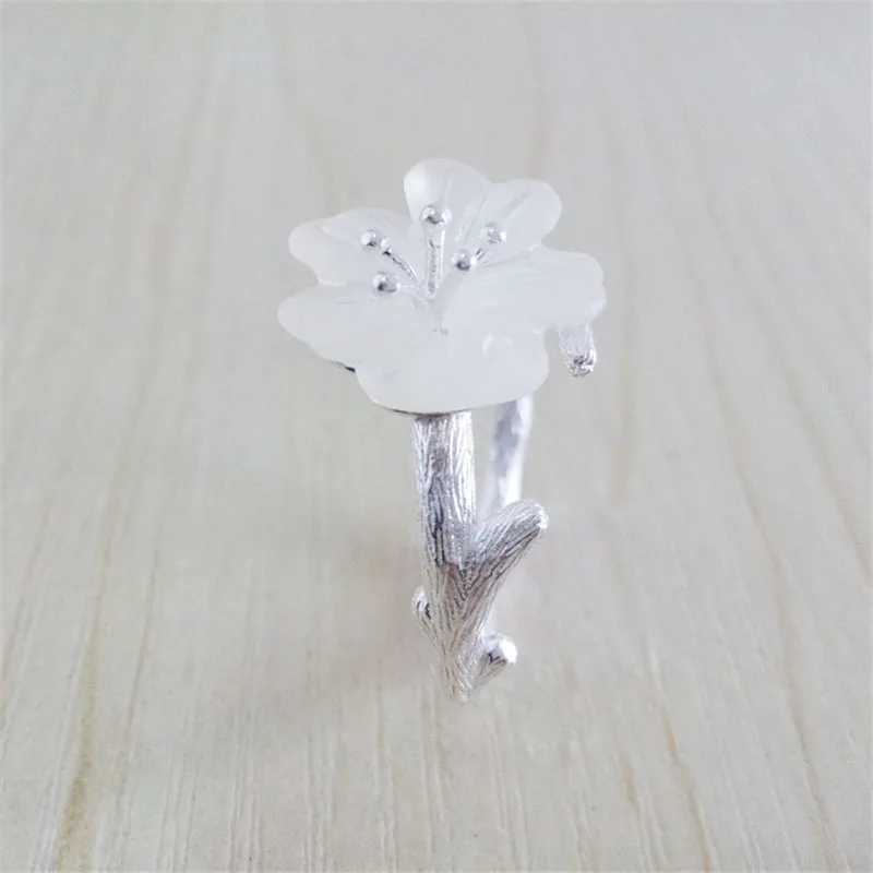 

Women 925 Sterling Silver Jewelry Opening Ring of Female Creative Adjustable Szie Jewelry Korean Style Jewelry Rings