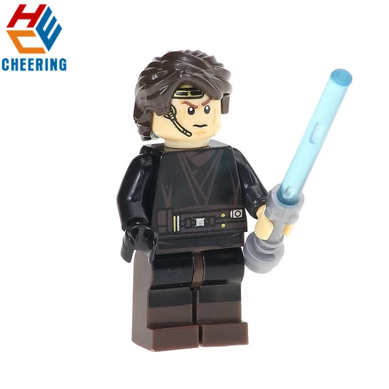 Одиночная строительных блоков космический The Force Awakens Chewbacca Kylo Ren Han Solo подарок фигурки Кирпичи игрушки для детей X0104 - Цвет: 333 Without Box