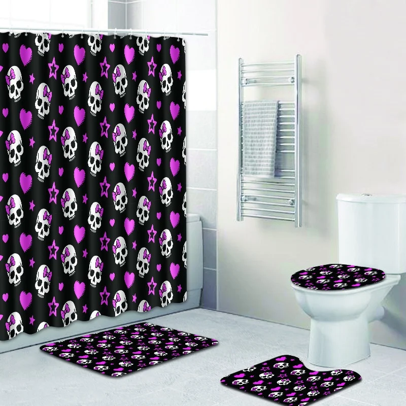 Бесплатная доставка 4 шт. коврики для ванной комнаты Нескользящие Tapis Salle De Bain Alfombra