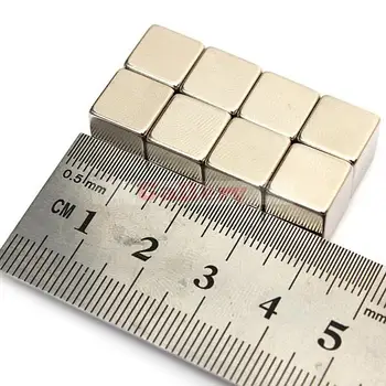 

16 Pcs Lot Rare Earth Magnets 10mm Cube Block Neodymium Super Strong Fridge