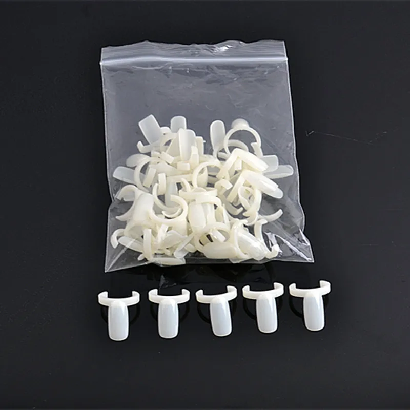 

50pcs False Nails DIY Nail Polish Color Swatch Display Card Ring for Nail Art UV Gel Showing Ring Style cheap Nail Tools