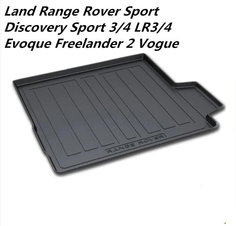 

5D Rear Trunk Tray Liner Cargo Pad Mats 100% Fit For Land Range Rover Sport Discovery Sport 3/4 LR3/4 Evoque Freelander 2 Vogue