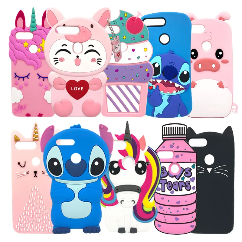 

For Case Huawei Y7 2018 / Y7 Prime 2018 / Y7 Pro 2018 Cover Silicone 3D Cute For Huawei Honor 7C Pro Case For Huawei Nova 2 Lite