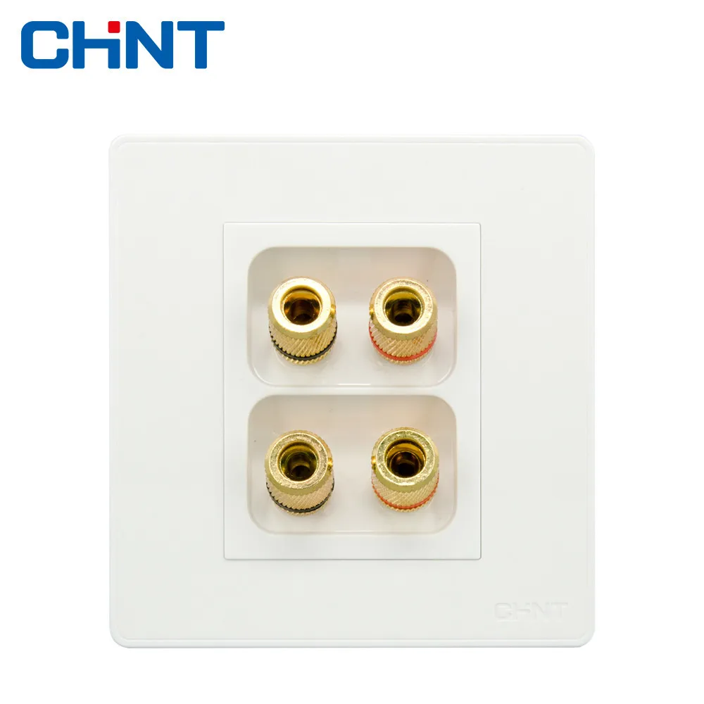 

CHINT Electric 86 Type Wall Switch Socket 2D Will Panel Switch Ivory Baisikong Audio Socket