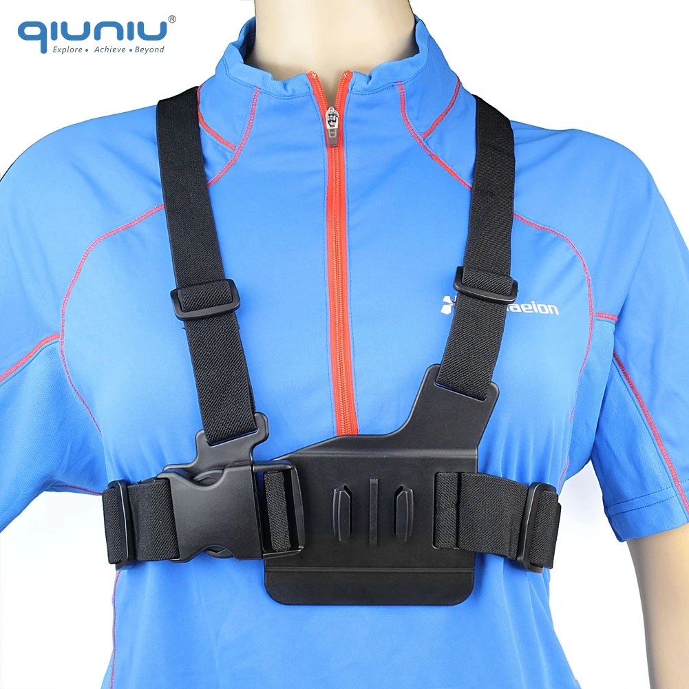 QIUNIU Adjustable Chest Strap Mount Body Harness Belt Chesty Strap