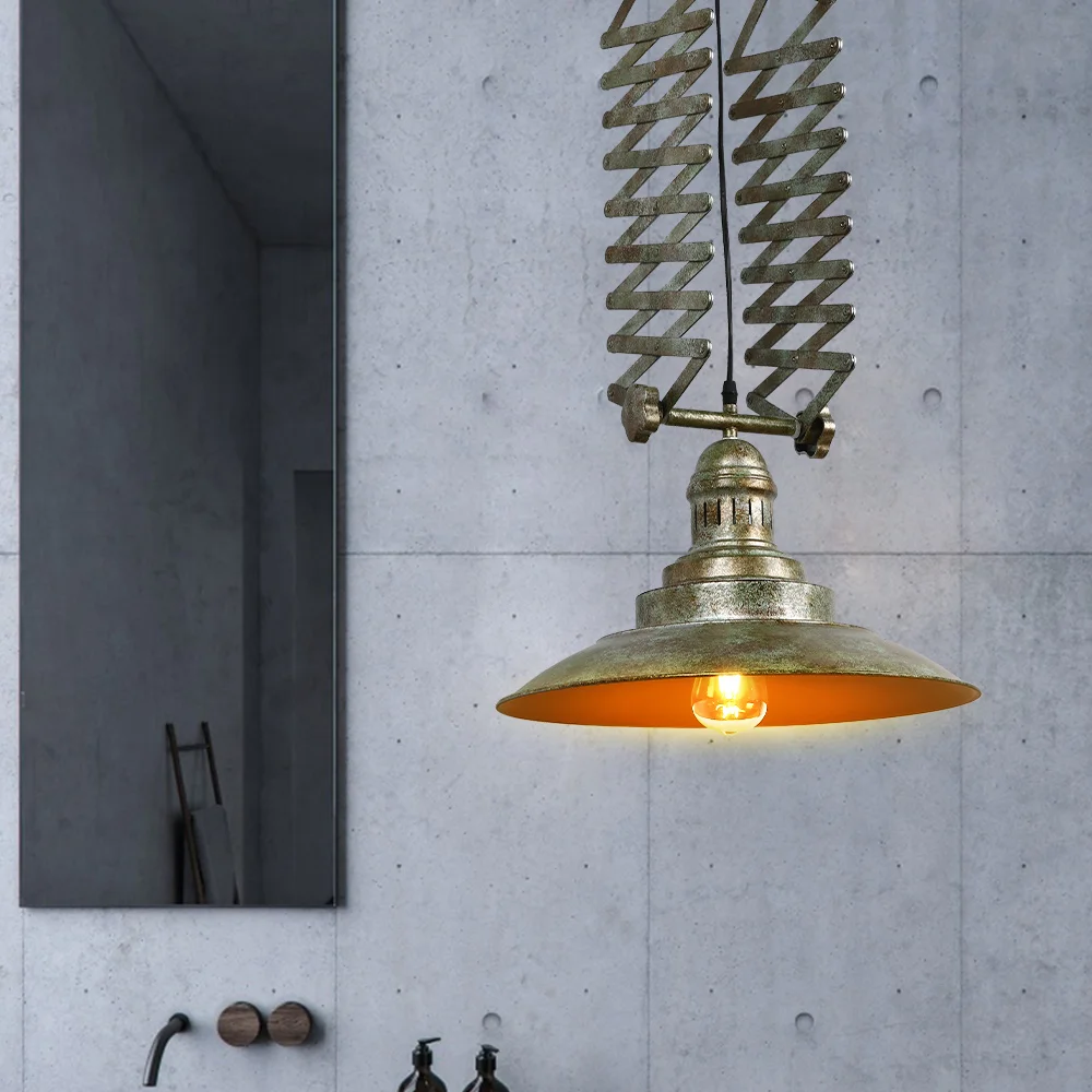 Modern Cage Shaped Industrial Retro Ceiling Lights Iron E27 Indoor Lights For Living Room-in ...
