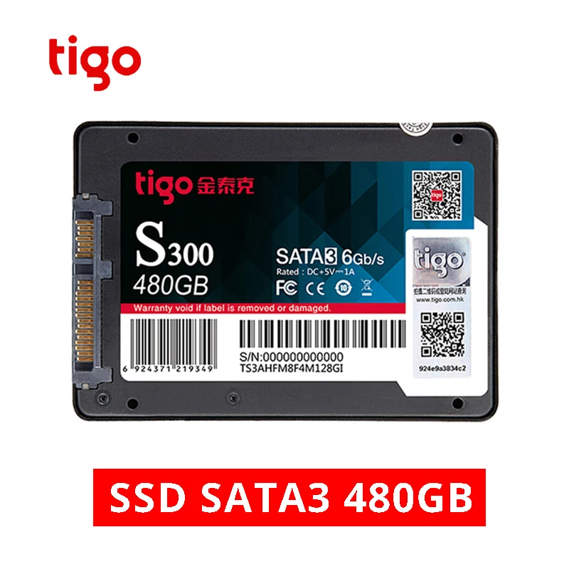 Tigo ssd жесткий диск 480 ГБ sata 2.5 дюймов Внутренний твердотельный для настольного ПК