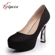 2016 Best selling 3 colors basic pumps platforms women shoes fashion wedding party high heels shallow round toe lady pumps